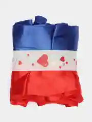 Разноцветный лента-рюш на капот углом длина 3 м,