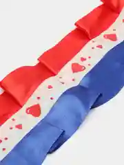 Пурпурный лента-рюш на капот углом длина 3 м,