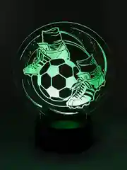 Ночник 3D Футбольный мяч и бутсы