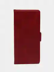 Красный чехол-книжка для Redmi Note 13 4G (Редми Ноут 13 ) с боковым магнитом
