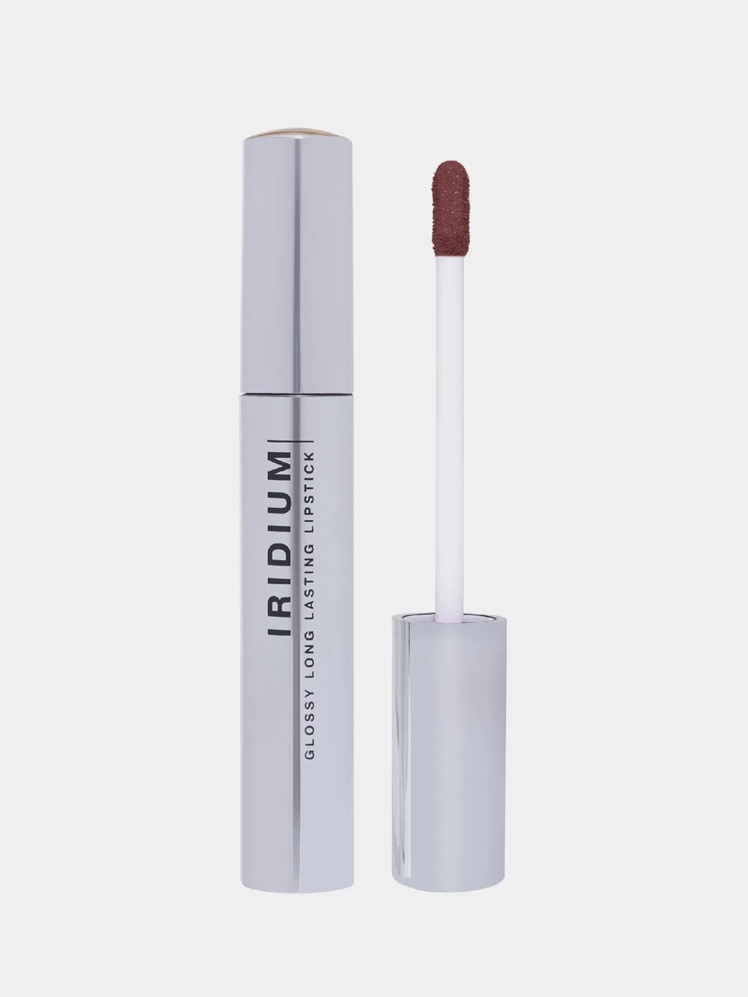 Глянцевая стойкая помада Influence Beauty IRIDIUM, тон 06, коричневый, 3 мл