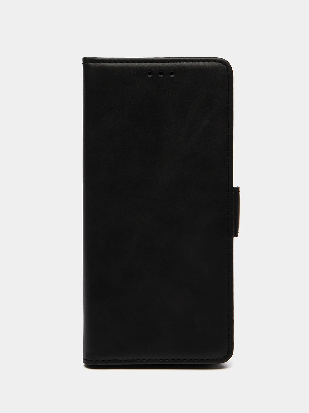 Черный чехол-книжка для Xiaomi Poco X6 (Сяоми Поко Х6) с боковым магнитом