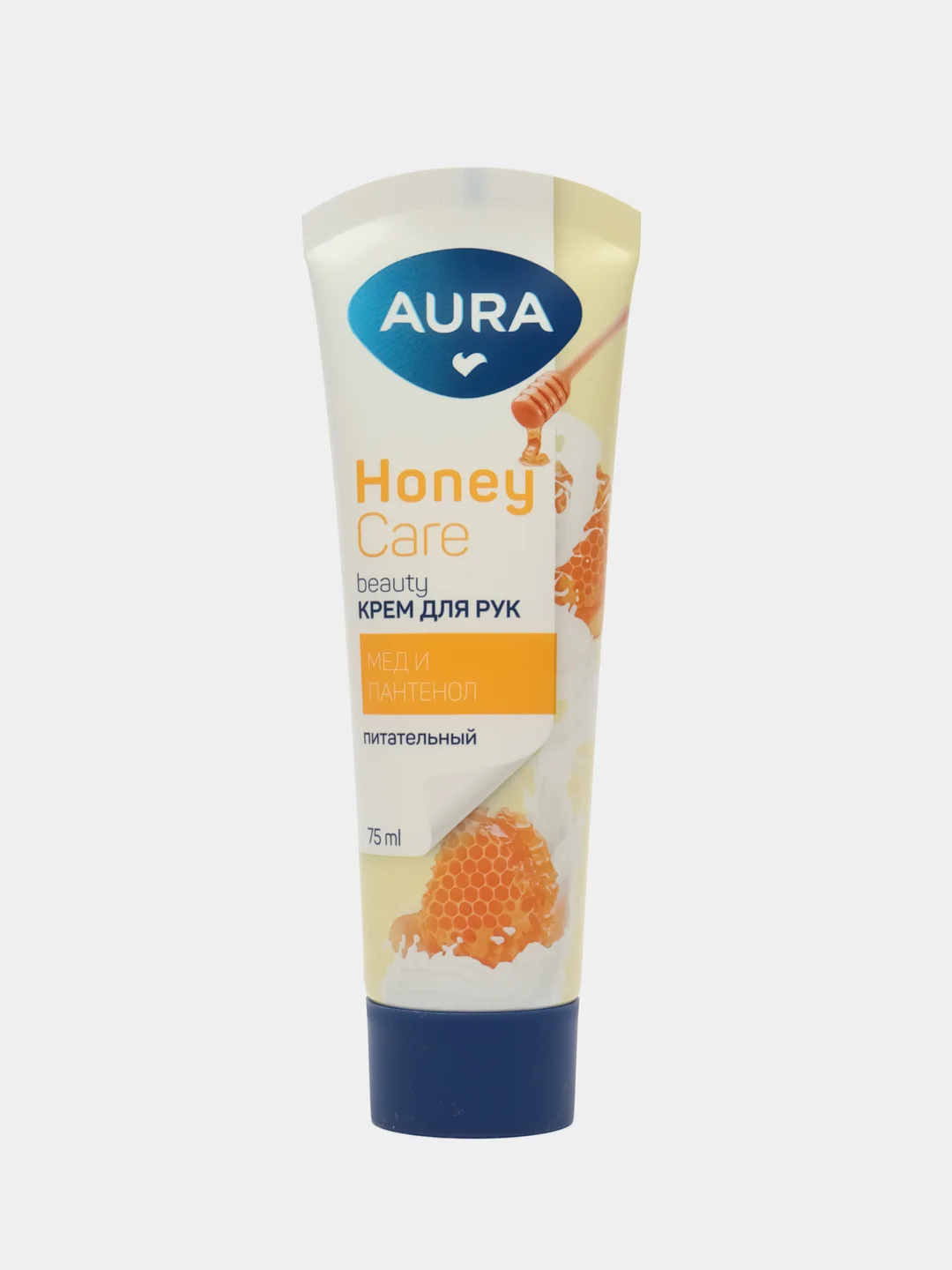 Манго aura BEAUTY Крем для рук Питательный с D-пантенолом, Увлажняющий с глицерином и алоэ 75мл