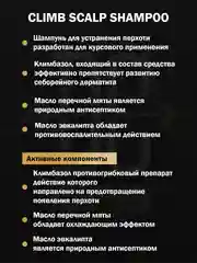 Шампунь против перхоти DREAM CATCHER Climb scalp shampoo с натуральными маслами, 125 мл
