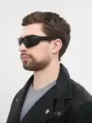 Черный мужские солнцезащитные очки