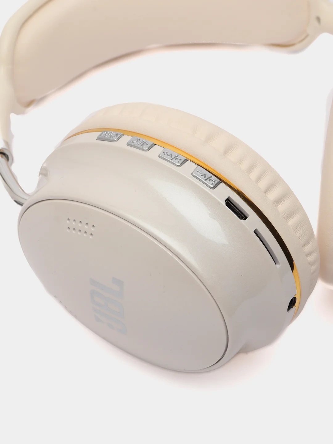 Белый наушники JBL JB 305 BT,  беспроводные, полноразмерные, с микрофоном