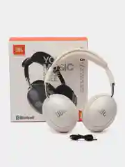Белый наушники JBL JB 305 BT,  беспроводные, полноразмерные, с микрофоном
