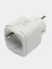 Белый умная розетка с WiFi и приложением 16 А, работает с Яндекс Алисой и др. Tuya и Smart Life