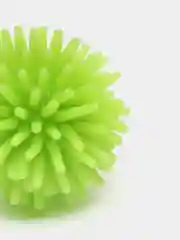 Салатовый мячик с усиками для кошек, силикон, 3,1 см