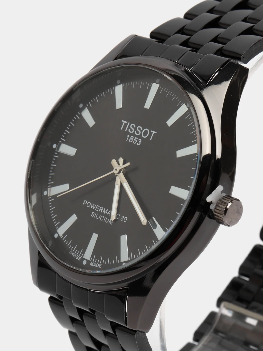 Серебряный часы TISSOT мужские на браслете