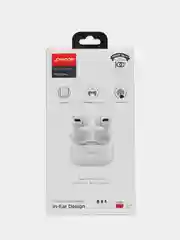 Беспроводные наушники JOYROOM-T03S Pro с тонким красным чехлом/ Bluetooth наушники