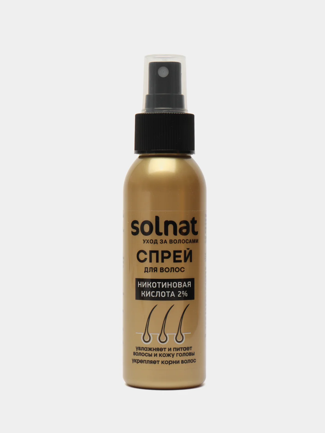 Solnat спрей для волос никотиновая кислота 2% 100 мл