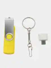Желтый usb флеш-накопитель 8 ГБ, красный, желтый, синий / флешка USB