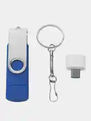 Синий usb флеш-накопитель 8 ГБ, красный, желтый, синий / флешка USB