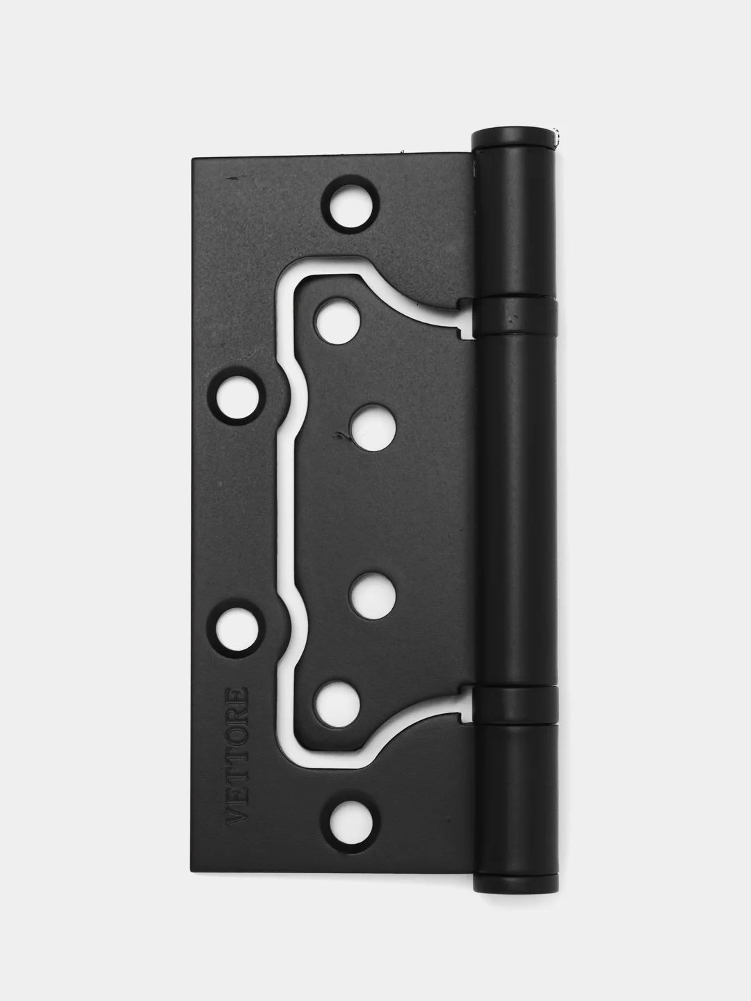 Черный петля накладная VETTORE FLUSH 100*75*2,5мм. в черном матовом цвете (MBP) для дверей