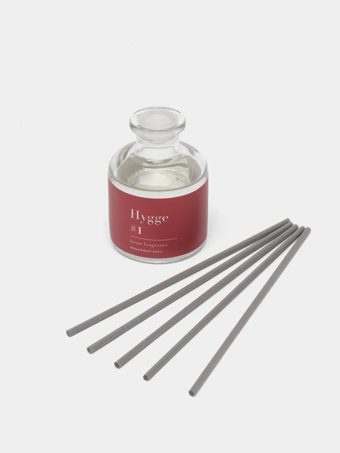 Багровый ароматический аромадиффузор Hygge с палочками, 50 мл, диффузор для дома