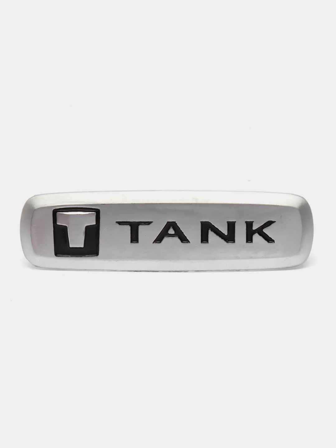 Комплект шильдиков металлических с эмблемой авто "Tank" и 4 винтовыми креплениями (Пара)