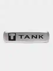 Комплект шильдиков металлических с эмблемой авто "Tank" и 4 винтовыми креплениями (Пара)