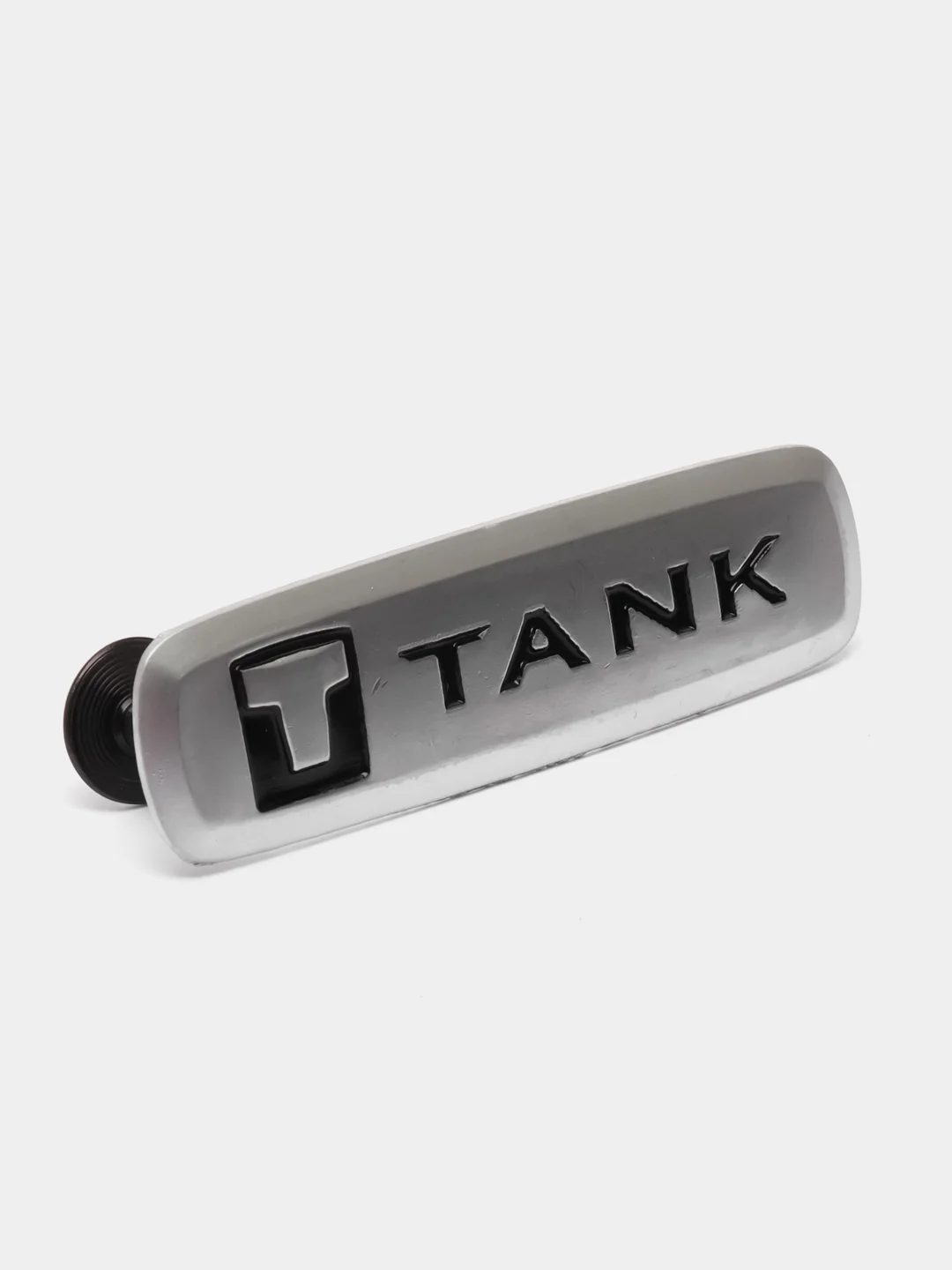 Комплект шильдиков металлических с эмблемой авто "Tank" и 4 винтовыми креплениями (Пара)