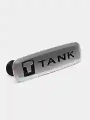 Комплект шильдиков металлических с эмблемой авто "Tank" и 4 винтовыми креплениями (Пара)