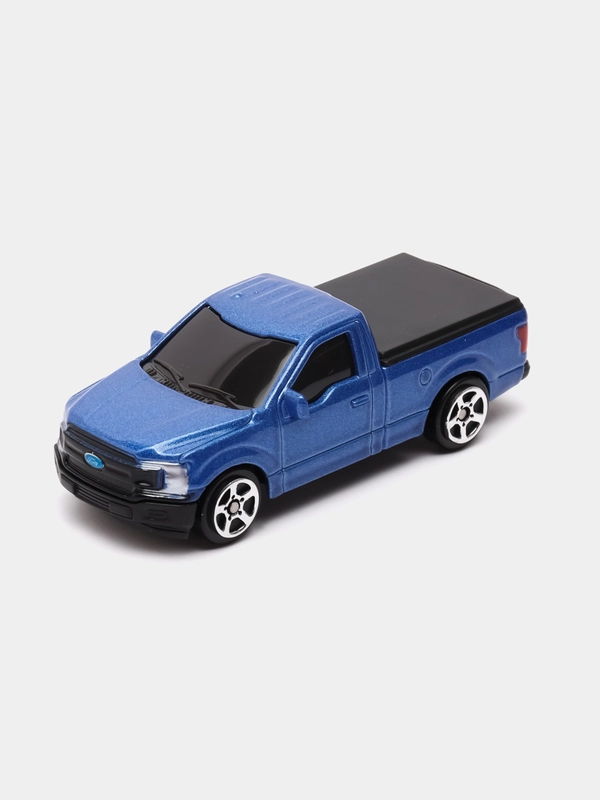Машина металлическая FORD F-150, 1:64, цвет синий