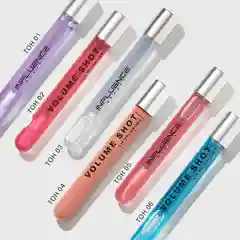 Блеск для объема губ Influence Beauty VOLUME SHOT, тон 01, полупрозрачный фиолетовый, 6 мл