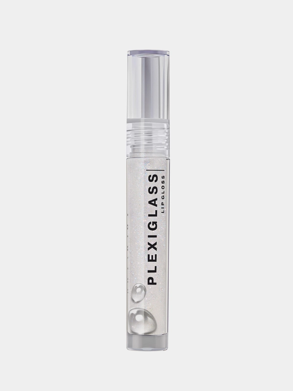 Блеск для губ Influence Beauty PLEXIGLASS, тон 02, прозрачный с розовыми блестками, 3,5 мл