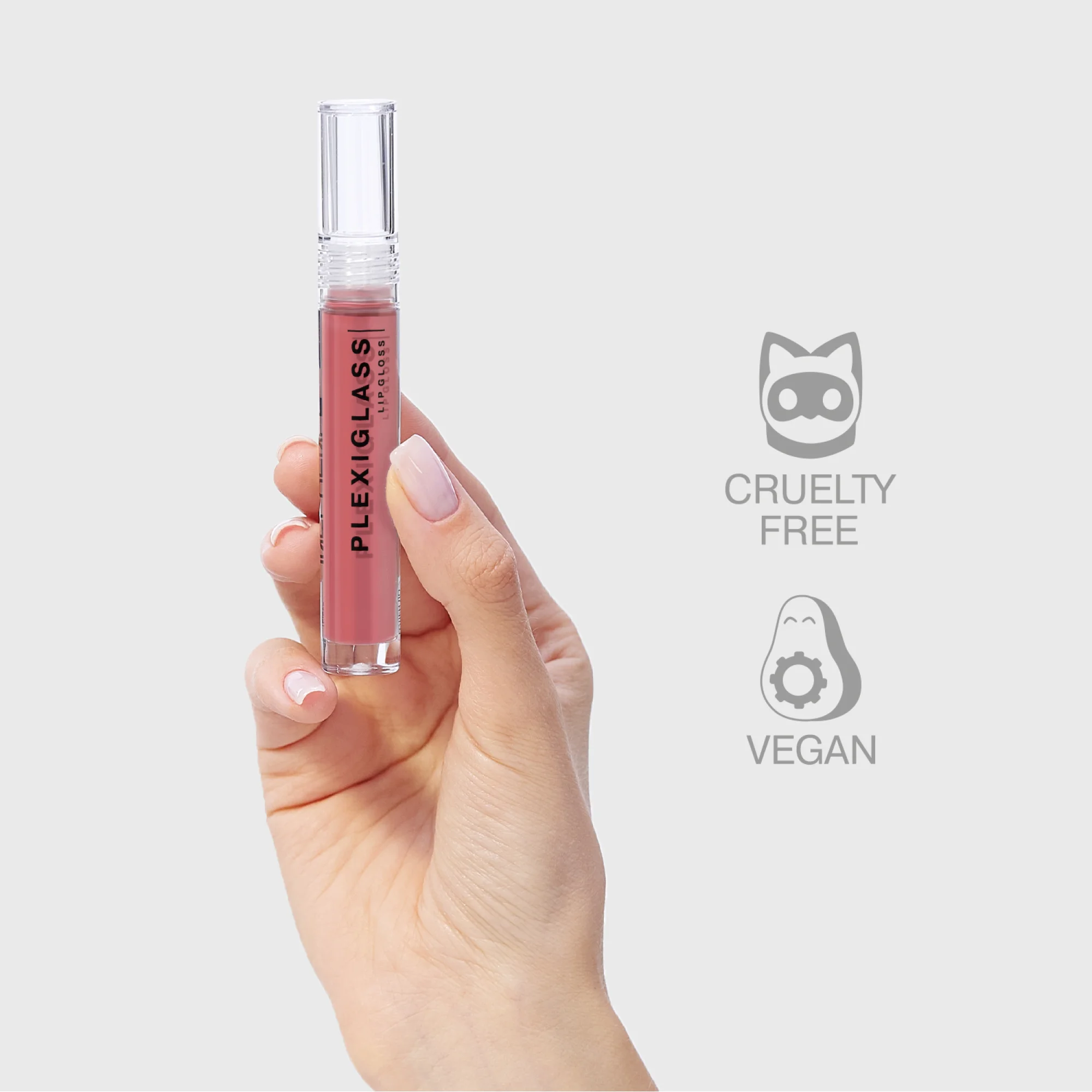 Блеск для губ INFLUENCE BEAUTY PLEXIGLASS глянцевый,  тон 11: темно-розовый, 3,5мл