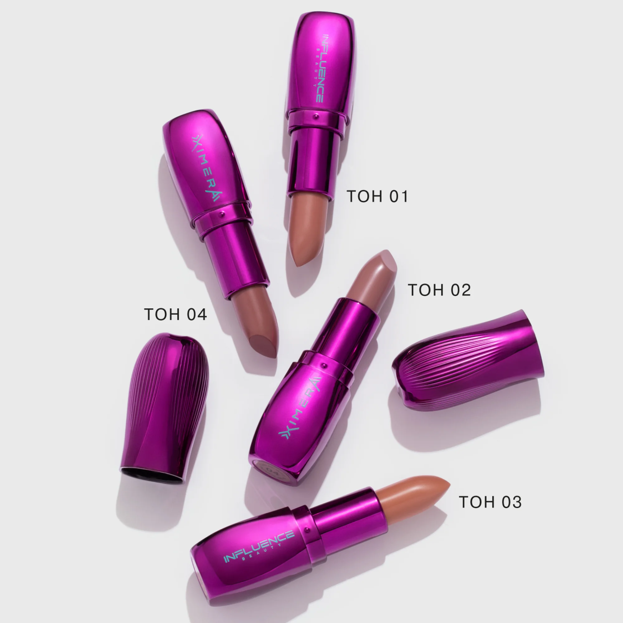 Помада-бальзам Influence Beauty XIMERA, тон 01, светлый полупрозрачный нюд, 4 г