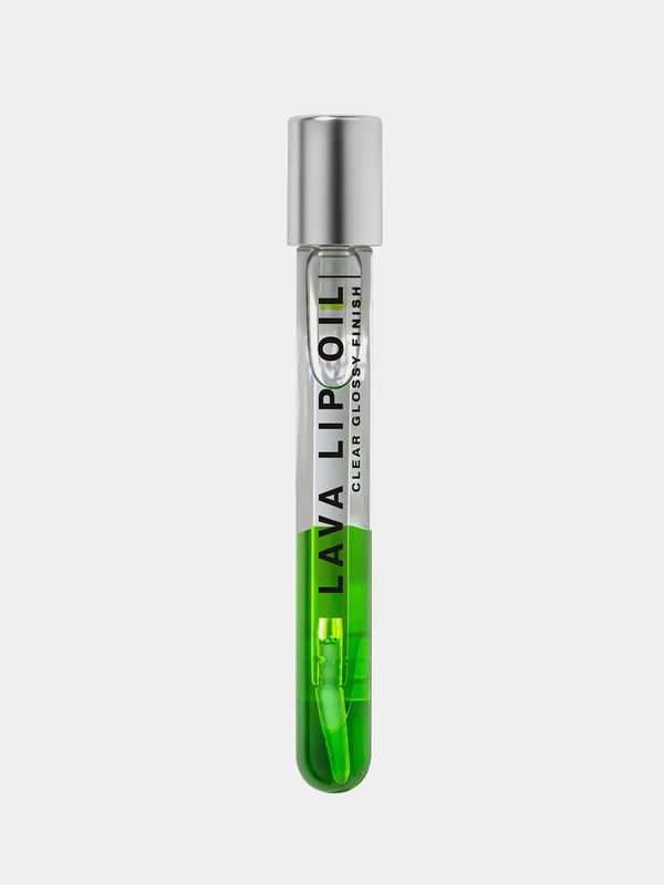 Двухфазное масло для губ Influence Beauty LAVA LIP OIL, тон 04, прозрачный салатовый, 6 мл