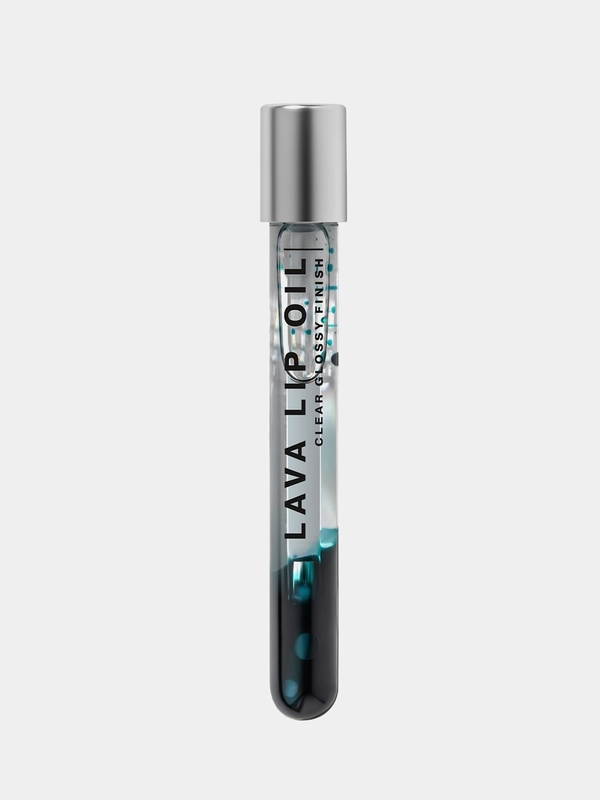 Двухфазное масло для губ INFLUENCE BEAUTY LAVA LIP OIL, тон 05: прозрач тем-зеленый, 6 мл