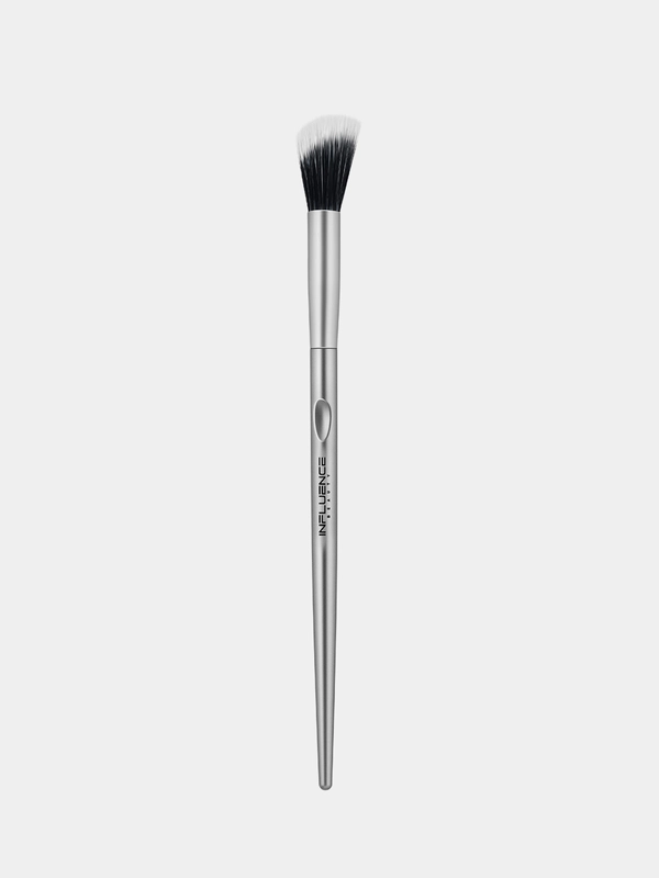 Скошенная кисть-дуофибра для лица Influence Beauty "DA15R", универсальная