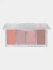 Палетка для контуринга Influence Beauty Silver Decagon, 4 оттенка, тон 02, 8,5 г