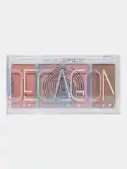 Палетка для контуринга Influence Beauty Silver Decagon, 4 оттенка, тон 02, 8,5 г