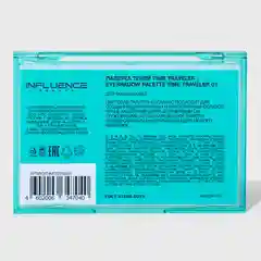 Палетка теней для век Influence Beauty TIME TRAVELER, нюдовая палитра из 15 оттенков, 15 г