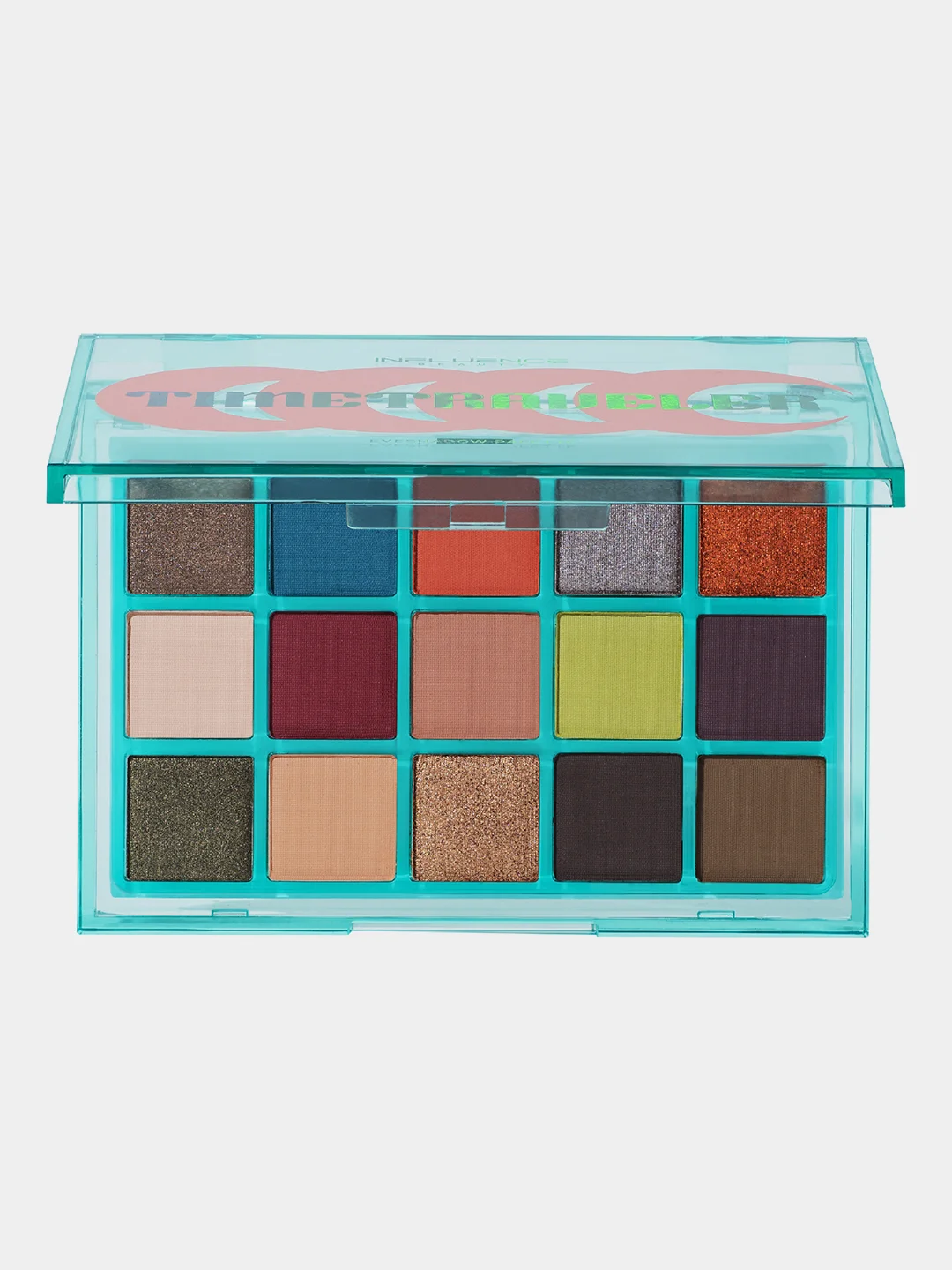 Палетка теней для век Influence Beauty TIME TRAVELER, нюдовая палитра из 15 оттенков, 15 г