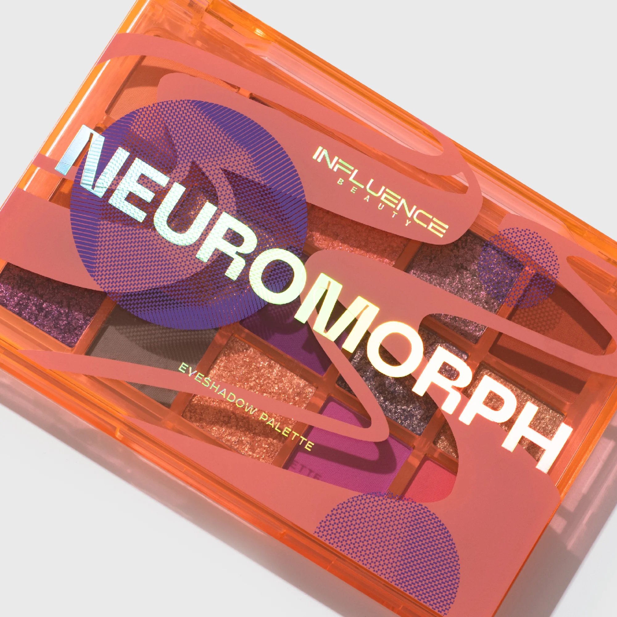 Палетка теней для век Influence Beauty NEUROMORPH, 15 оттенков, 15 г