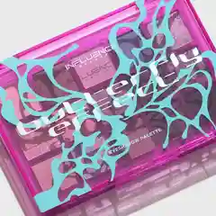 Палетка теней для век Influence Beauty BUTTERFLY EFFECT, холодная нюдовая палитра, 15 г