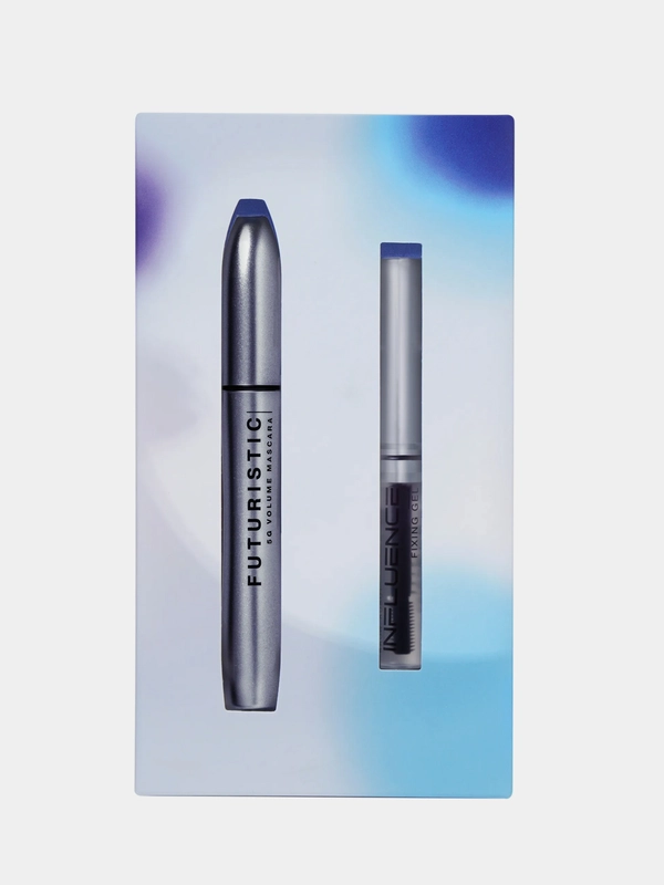 Подарочный набор Influence Beauty: тушь для ресниц FUTURISTIC + гель для бровей BROW ROBOT