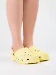 Желтый сабо женские из ЭВА