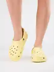 Желтый сабо женские из ЭВА