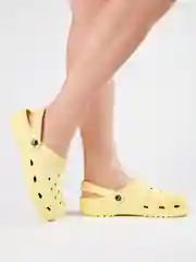 Желтый сабо женские из ЭВА