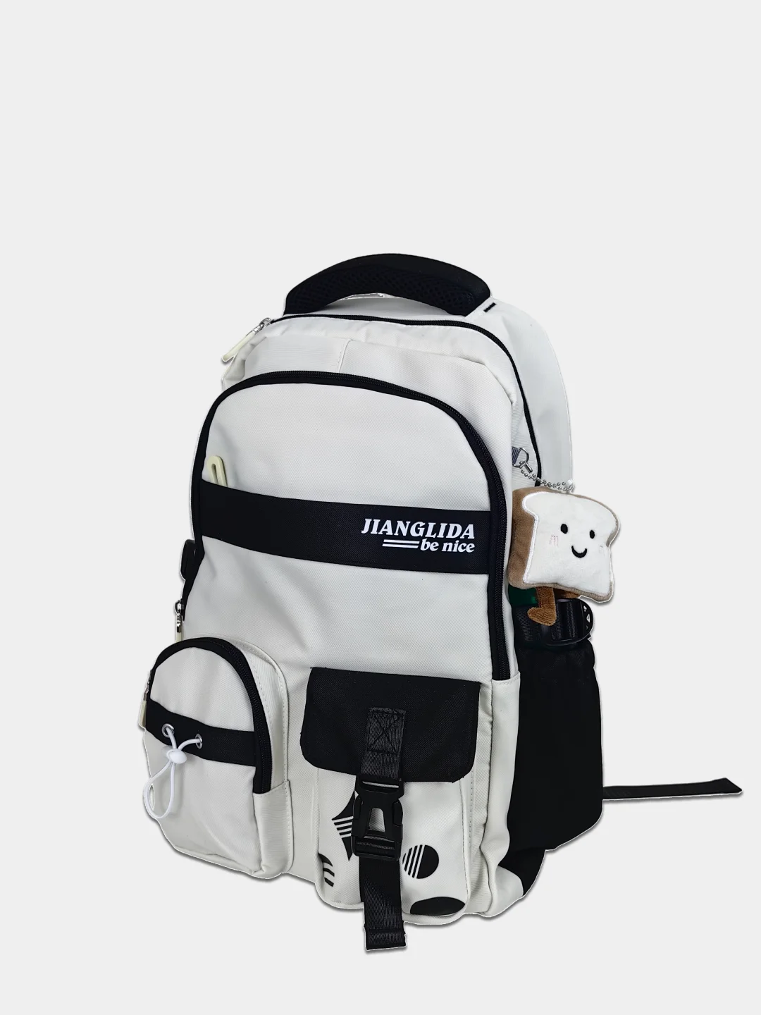 Черный рюкзак женский, школьный, портфель повседневный, подростковый