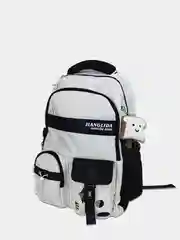 Черный рюкзак женский, школьный, портфель повседневный, подростковый