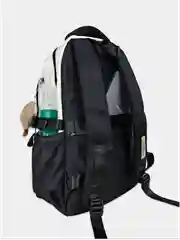 Черный рюкзак женский, школьный, портфель повседневный, подростковый