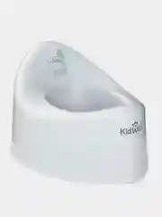 Белый горшок детский Kidwick "Ракушка", с крышкой