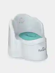 Белый горшок детский Kidwick "Королевский", с крышкой и съемной чашей