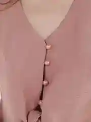 Пудровый костюм женский летний