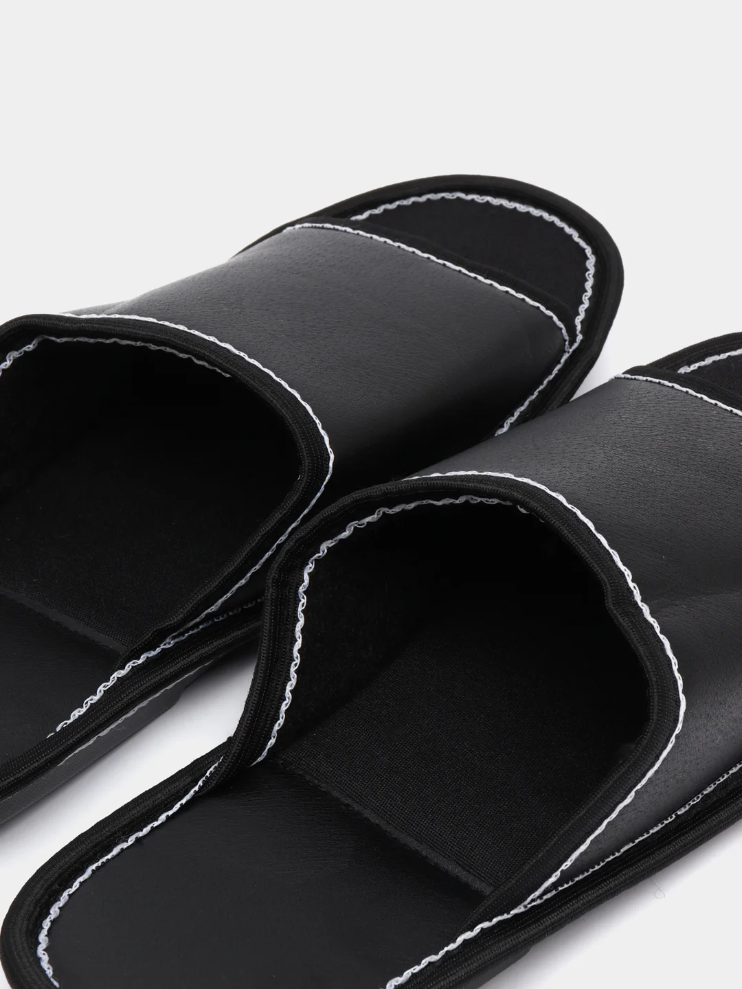 Терракотовый тапочки домашние мужские из экокожи Soft Slippers