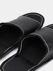 Терракотовый тапочки домашние мужские из экокожи Soft Slippers